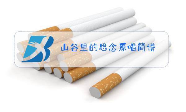 山谷里的思念原唱简谱 演唱图片